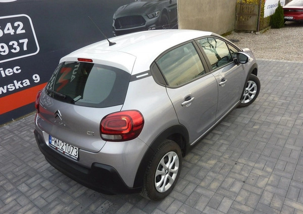 Citroen C3 cena 47900 przebieg: 13600, rok produkcji 2021 z Stargard małe 529